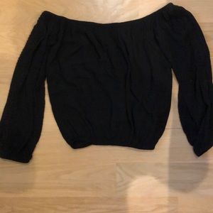 Elan off the shoulder black top